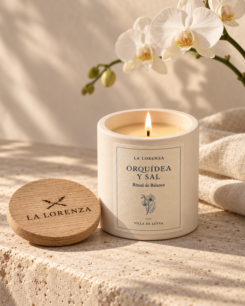 Vela de orquídea y sal de La Lorenza (imagen 3)