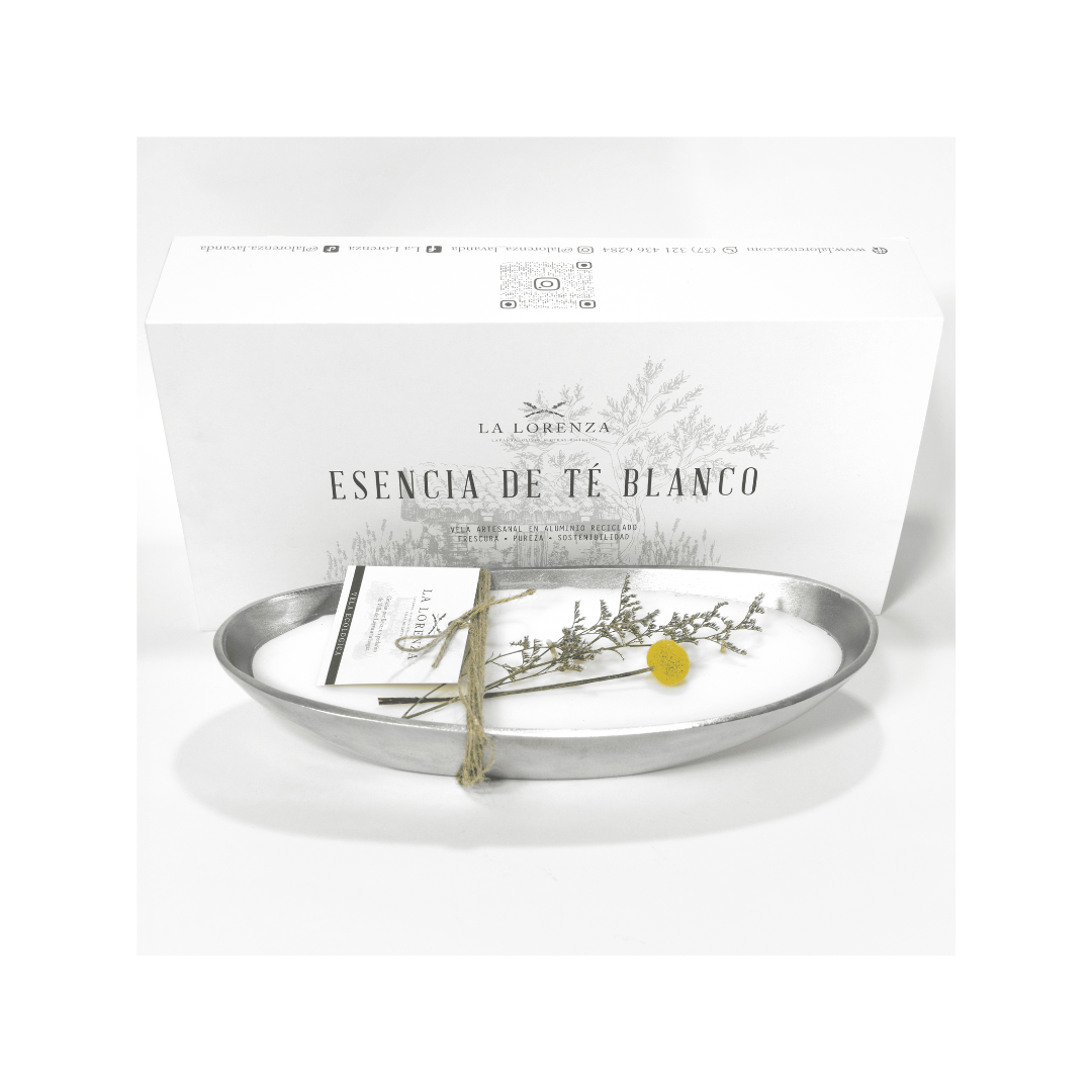 Vela Té Blanco — Canoa de Aluminio Reciclado