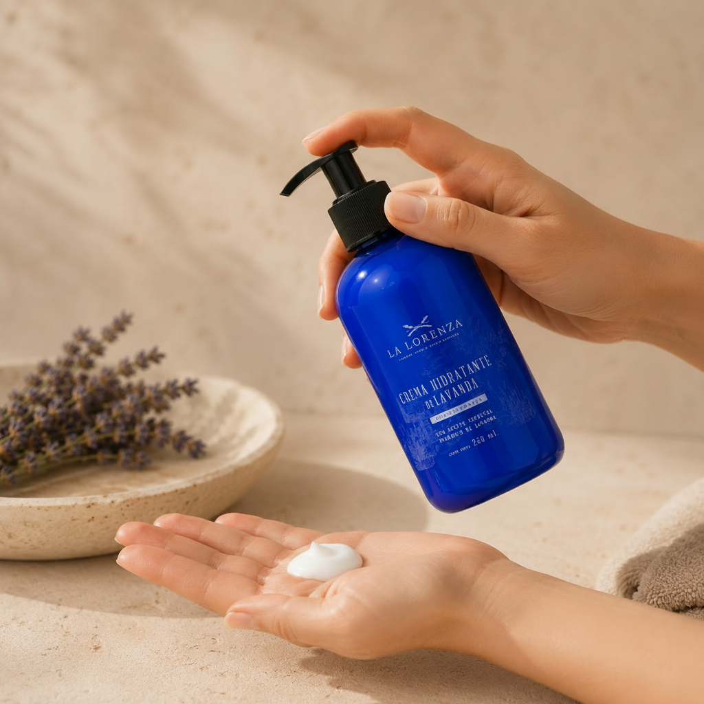 Moisturizing Cream with Organic Lavender Essential Oil