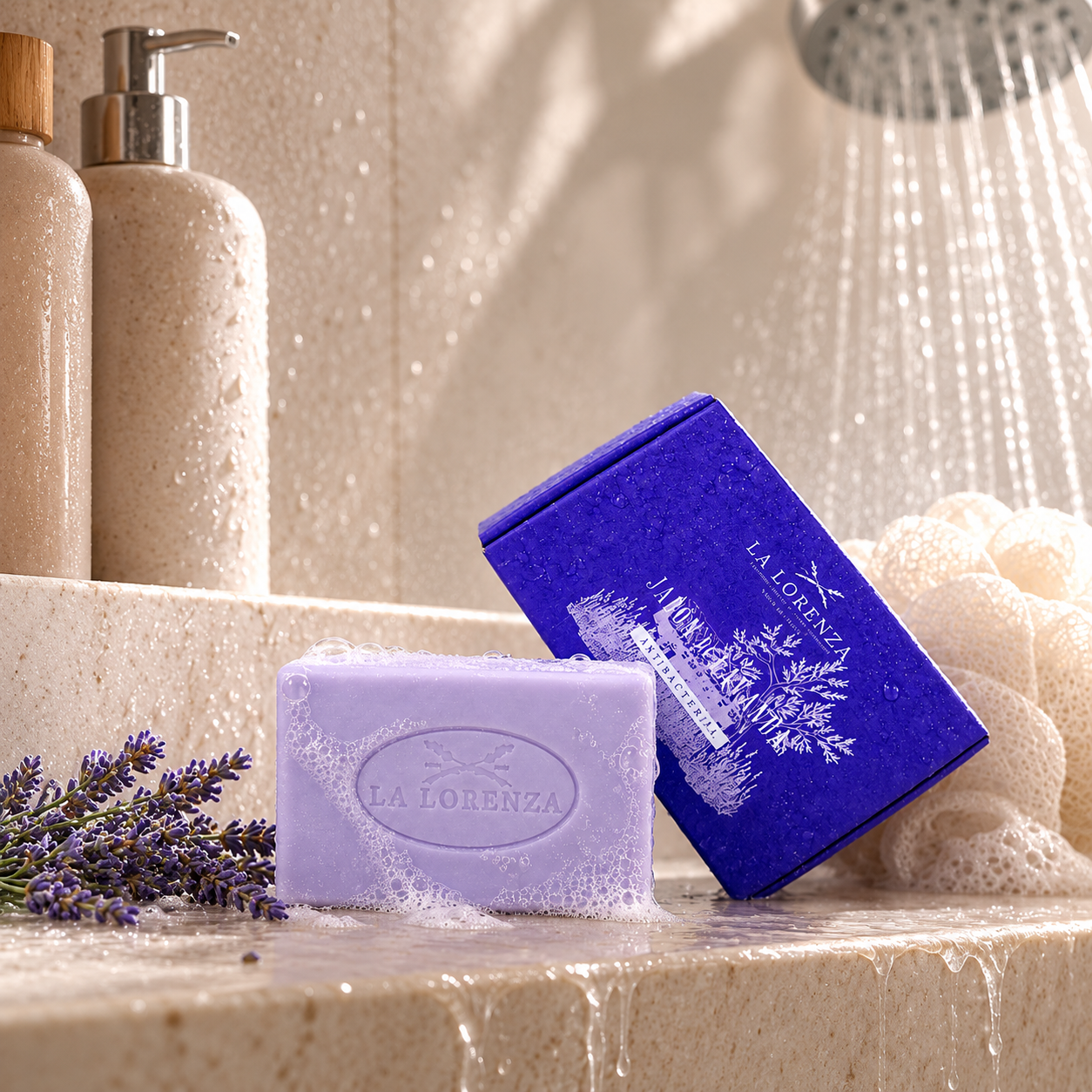 Bar Soap with Organic Lavender Essential Oil