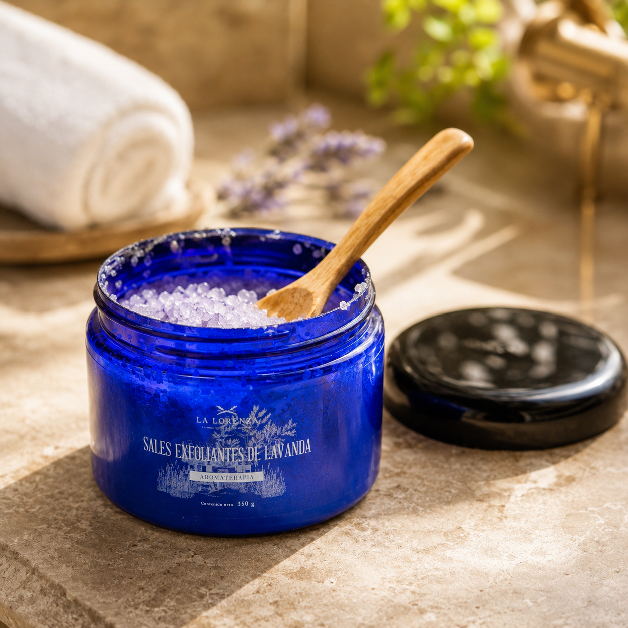 Sales Exfoliantes con Aceite Esencial Orgánico de Lavanda | Ritual para Renovar