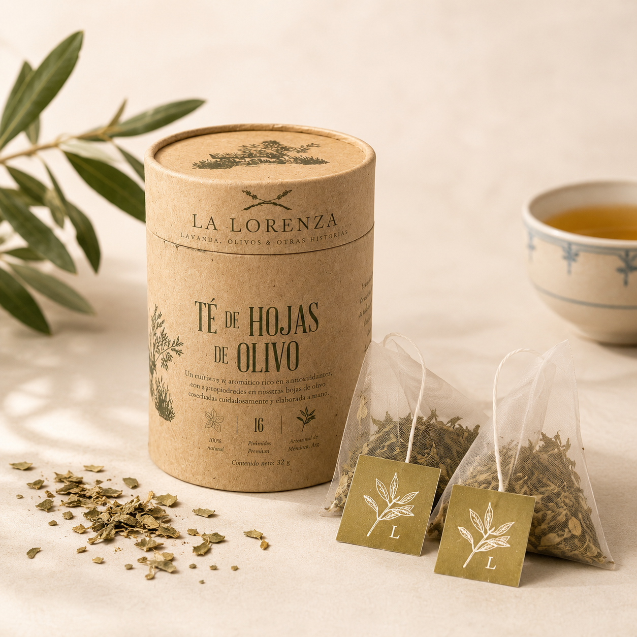 Té Natural de Hojas de Olivo | Ritual de Pausa
